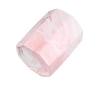 BETOOKY Marble Texture Ceramic Pen Holder Octagonal Pink Pencil Pot Makeup Brush Organizer Desktop Storage Container for Office School Home