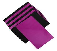 BETOOKY Metal Business Card Blanks 8Pcs Thin Aluminum Sublimation Tags for Trade Shows and Personal Identification