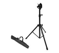 BETOOKY Metal Tripod Dumb Drum Stand Drum Practice Rack with Silencing Effect Easy to Carry Black Iron Nylon