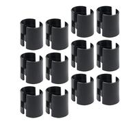 BETOOKY Metal Wire Rack Shelf Clips 16mm Post for Locking Sleeves 50pcs - Replacement Shelf Locking Clips for Wire Shelving System Home and Office Storage