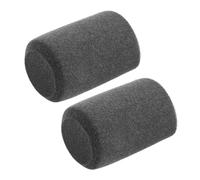 BETOOKY Microphone Windscreen Pop Filter Compatible with Fifine K688, 2pcs Grey Flocked Sponge Covers for Noise Reduction and Wind Protection, for Recording and Streaming