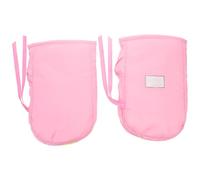 BETOOKY Motorcycle Winter Gloves and Handlebar Muffs Pink Multi-Functional Warm Cold Resistant Handle Bar Grip Covers for Cycling Enthusiasts