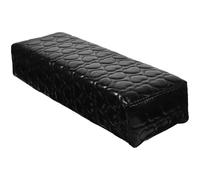 BETOOKY Nail Arm Rest Pillow Nail Art Rest Pillow Black Pu Leather Sponge Dirt Resistant Reduce Wrist Fatigue Chic Fashion Manicure Tool for Clients