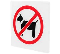 BETOOKY No Pets Allowed Sign for Offices and Restaurants, Acrylic Door Notice Sign Cleanliness and Safety with Easy Installation for Store Entrance