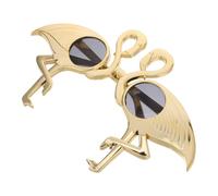 BETOOKY Novelty Flamingo Sunglasses for Adults with UV Blocking and Lightweight Abs Frame, Funky Tropical Beach Party Glasses for Summer Music Festivals and Coastal Fashion