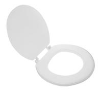 BETOOKY Padded Toilet Seat with Soft Foam Material and Thickened Design Featuring Enhanced Support and Durability in A Classic Vintage Style Bathroom Accessory for Comfortable Bathroom