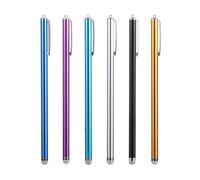 BETOOKY Phone Stylus Capacitive Pens with Replaceable Tips, Extra Long Universal Stylus for Touch Screen Smartphones and Tablets, 6Pcs Portable Set for Work and Study