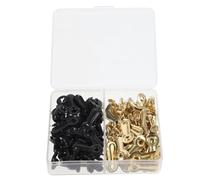 BETOOKY Picture Frame Turn Buttons Providing Reliable Support with Screws 240pcs Iron Backing Clips and Minimizing Shifting or Slipping for Metal Frames for Guest Rooms and Hallways