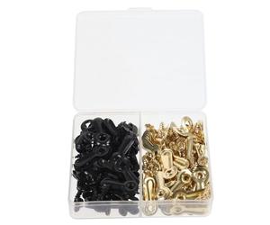 BETOOKY Picture Frame Turn Buttons Providing Reliable Support with Screws 240pcs Iron Backing Clips and Minimizing Shifting or Slipping for Metal Frames for Guest Rooms and Hallways