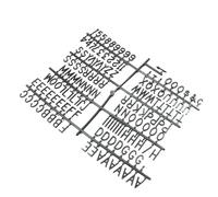 BETOOKY Plastic Letter Board Message Board Lightweight and Easy to Use Plastic Letters for Restaurants and Home 5 Pieces Accessories Included