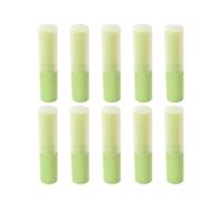 BETOOKY Plastic Lip Balm Tubes 4g with Turning Wheel Mechanism 10pcs and Label Space, Refillable Lipstick Containers for DIY and Daily Life Use by Ladies