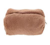 BETOOKY Portable Cosmetics Storage Bag Plush Colored Toiletries Pouch Soft to The Touch Multi-Functional Stylish Elegant for Outdoor Travel Small Makeup Bag Organizer