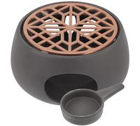 BETOOKY Practical Teapot Warmer Teapot Warming Stove 4.72x4.72x2.36in Ceramic Stable Non-slip Bottom Japanese Style for Tea Friends at Home