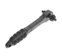 BETOOKY Ratchet Spanner Drill Chuck Key Wrench Tool for Electric Drills and Power Tools, Black 45# Steel with Positive and Negative Ratchet Design, Small Head 12.7mm and Big Head 17.5mm