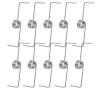 BETOOKY Replacement Adjustable Lid Spring Mechanism 10Pcs Metal Garbage Can Springs with Easy Installation for Wheelie Bins and Garden Use