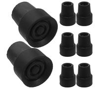 BETOOKY Rubber Tips Enhancing Stability and Extending Walking Stick Life for Walking Sticks and Canes 8pcs 19mm Non- Replacement Caps Suitable for Outdoor and Indoor Use