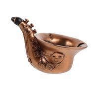 BETOOKY Saxophone Shaped Cigarette Ashtray Indoor Spill Proof and Weighted Bottom Features, Resin Material Decorative Ash Tray for Home Décor and Living Room Use