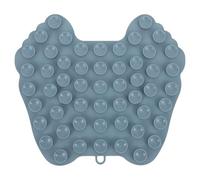 BETOOKY Shower Foot Massager Scrubber Silicone Massage Mat Non-Skid Wear-Resistant Foot Cleaner Pad with Adhesive on Floor