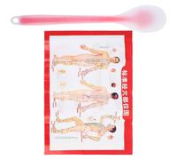 BETOOKY Silicone Body Beating Stick 38cm Red Extended Meridian Tapping Massage Tool with Acupoint Chart for Full Body Therapy and Muscle Relaxation