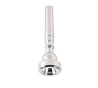 BETOOKY Silver Plated Trumpet Mouthpiece C507 Metal Bullet Shape Easy to Blow Full Tone Suitable for Beginners and Professional Players