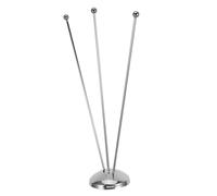 BETOOKY Small Desk Flag Stand for 3 Small Flags with Triple Pin Base Space-saving and Versatile Display Option for Meeting Room Or Sporting Events