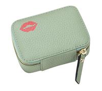 BETOOKY Small Makeup Bag Portable Lipstick Case Mirror Leather Cosmetic Pouch for Daily Use the Go