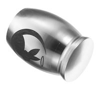 BETOOKY Small Mini Keepsake Urn for Pet Ashes Silver Metal Bunny Design with Seal Lid Sturdy and Strong for Desktop Space