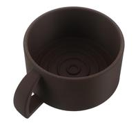 BETOOKY Smooth Lather Cup Shaving Bowl for Men Pla Material Brown Stylish Design Enhanced Lather Creation Gentle on Skin Bathroom Accessory for Wet Shaving