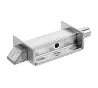 BETOOKY Spring Loaded Latch Pin Door Lock for Automotive Toolbox and Doors Iron Material with 40mm Hole Spacing Silver Colour Easy Operation and Different Applications