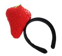 BETOOKY Strawberry Headband Face Wash Hair Headband Adjustable Size Soft Comfortable Cloth Creative Playful Design for People of Ages Birthday Parties Daily Accessory