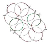 BETOOKY Sturdy Metal Guzheng Strings 6-10 Strings 10pcs for Replacement B Sound and Wear-resistant Features, Professional Guzheng Accessories for Music Performance