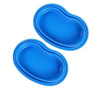BETOOKY Tablet Organizer Kidney Shaped ABS 6Pcs Pill Dispenser Tray with Multiple Sized Compartments for Efficient Medication Sorting and Counting in Hospital Use