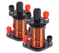 BETOOKY Teaching Aid Copper Induction Coils for Laboratories and Educational Purposes 2 Pcs Experimental Electromagnetic Coil Set, Easy to Store for Physics Teaching
