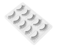 BETOOKY Thick Natural Fake Eyelashes Ultra Thin Fiber Synthetic False Lashes for Wedding Event and Party, Handmade Lightweight Lifelike Makeup Eyelashes with Beautiful Look