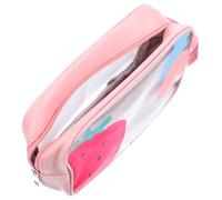 BETOOKY Toiletry Bag Toiletry Storage Bag Compact Design Double Layer Design Waterproof Synthetic Pu Material Easy to Pack Zipper Closure Portable for Daily Travel and Business Travel