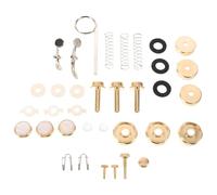 BETOOKY Trumpet Valve System Replacement Repair Kit with Musical Instrument Springs and Buttons, Metal and Plastic Parts for Quick Repair and Smooth Performance on Stage and Performance