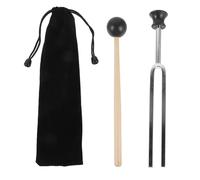 BETOOKY Tuning Fork Set Tuning Fork for Chakra Multi-Functional Adjusting Pitch Steel and Wood with Hammer and Fabric Storage Bag for Yoga and Meditation Sound Therapy