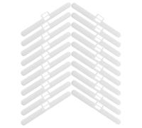 BETOOKY Vertical Blind Top Slat Holders Blind Accessories 20pcs White Easy to Use Not Easy to Deform Suitable for Study Room and Dining Room