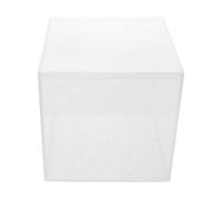 BETOOKY Volume Measurement Box 1000ml Plastic Cube with Segmented Scale for Classroom Math Demonstration and Interactive Learning Teaching Aid