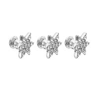 BETOOKY Watch Strap Charms Silver Alloy Five-pointed Star 3pcs