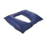 BETOOKY Waterproof Raised Toilet Seat Cushion Pad 16.1" X 16.1" Pu Leather Padded Commode Chair Cushion for Seniors Thickened Non-Slip Bathroom Toilet Seat Pad Portable Washable