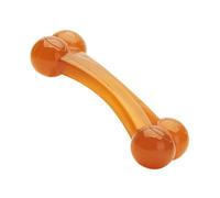 BETOOKY Wear-resistant Pu Dog Chew Bone for Puppies, Portable Bone Shape Puppy Accessory, Massage the Gums and Sturdy Bite-resistant Pet in Yellow