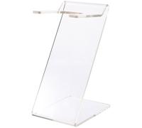 BETOOKY White Acrylic Hair Dryer Display Rack Glass Storage Shelf Stable Practical Hair Dryer Holder Stand for Bathroom Accessories