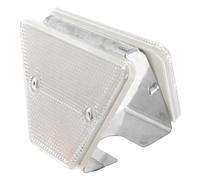 BETOOKY White Reflective Driveway Marker Made of PC and Iron for Enhanced Safety and Easy Identification, Suitable for Warning Signs on Both Sides of The Road