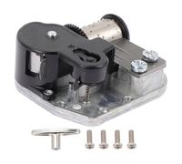 BETOOKY Wind up Musical Box Movement Replacement Black Iron Abs DIY