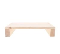 BETOOKY Wooden Foot Rest for Desk Easy to Carry and Store Khaki Step Stool for Navigating Stairs and Extra Platform at Doorways Suitable for Seniors and Friends 30x20x6cm