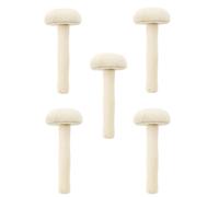 BETOOKY Wooden Printmaking Tool Set Convenient and Easy to Use 5pcs with Ink Rubbing Roller and Mushroom Printing Roller for Craft and Art Projects