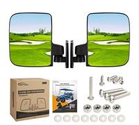 BETOOLL HW9008 Golf Cart Folding Side View Mirrors For Club Car, EZGO, Yamaha, Star, Zone Carts