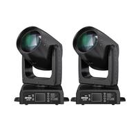 BETOPPER 150W Moving Head DJ Lights with Beam 12 GOBO 12 Colors 1 Prism Plate DMX Sound Activated Stage Light for DJ Party Bar Wedding Stage Lighting,2 Piece