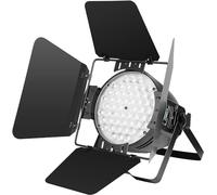 BETOPPER 54 LED Par Light Super Bright DMX-512 DJ Stage Light with Barndoors White/Off White Lighting 5000 Lumens for Theater,Studio,Photostudio,Home Decoration,Party,Church Event,Wedding etc.
